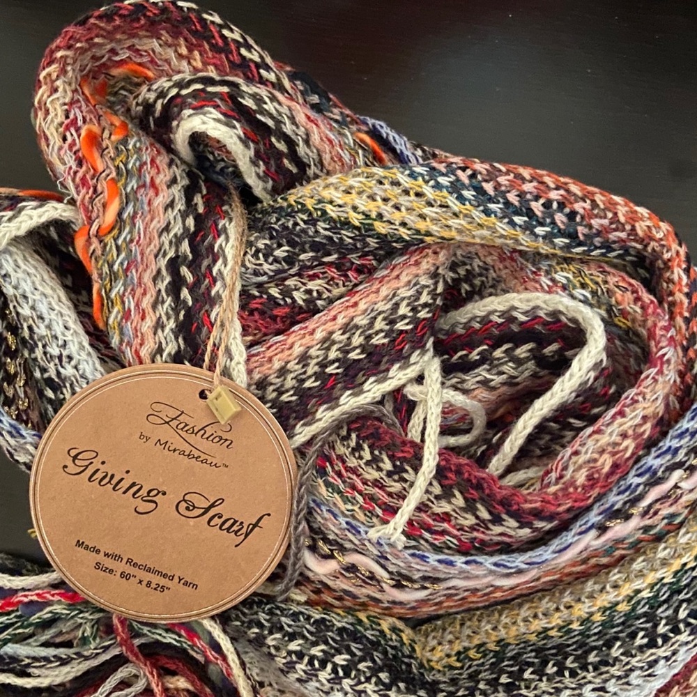 Multi-colored Giving Scarf Fashion By Mirabeau
